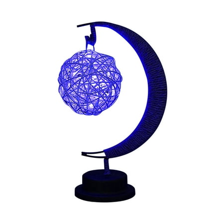 

EDFRWWS Bedside Night Lamp Battery USB LED Lantern for Kids Children (Blue USB)