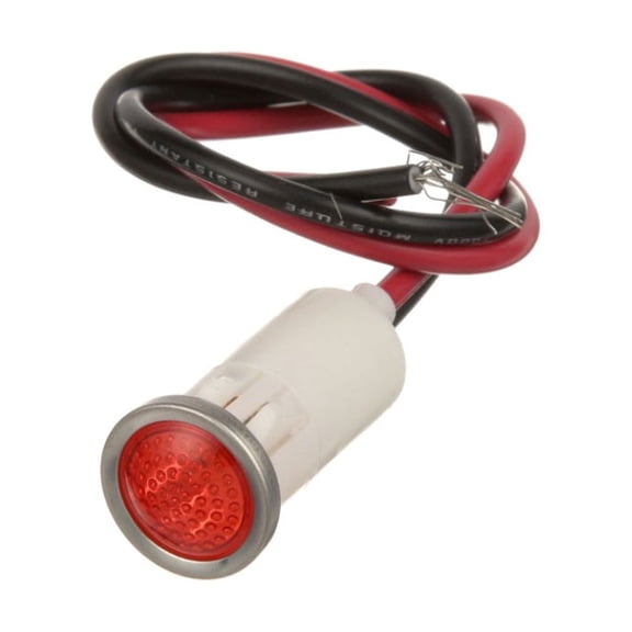 APW-1512503 Signal Light 1/2" Red 250V | Exact Fit Replacement for American Permanent Ware 1512503 | SHARPTEK.COM Parts - Made In USA | 180-Day Warranty