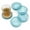 Clear Blue, variant on Modern Clear Coasters Set of 5- Glass Cute Coasters for Drinks Crystal Coaster Round Chic Cup Mat Cute Coffee Table Coaster for Kitchen, Bar, Dining Room, Living Room, Patio(Amber)