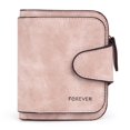 thumbnail image 1 of Women's Wallet Small Double Folded Leather Card Pocket Retro Handbag Wallet (Pink), 1 of 6
