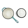 thumbnail image 5 of HAWOK Enameled Cast Iron Saucepan 2-Quart Dia.18CM Green, 5 of 5