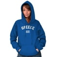 thumbnail image 4 of Greece Country Flag Soccer Fan Pride Hoodie Sweatshirt Women Men Brisco Brands M, 4 of 6
