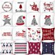 thumbnail image 2 of Funda de cojín navideña de 45cm, funda de almohada 2024, adornos navideños para el hogar, adorno navideño, decoración navideña de Año Nuevo 2023, 2 of 5