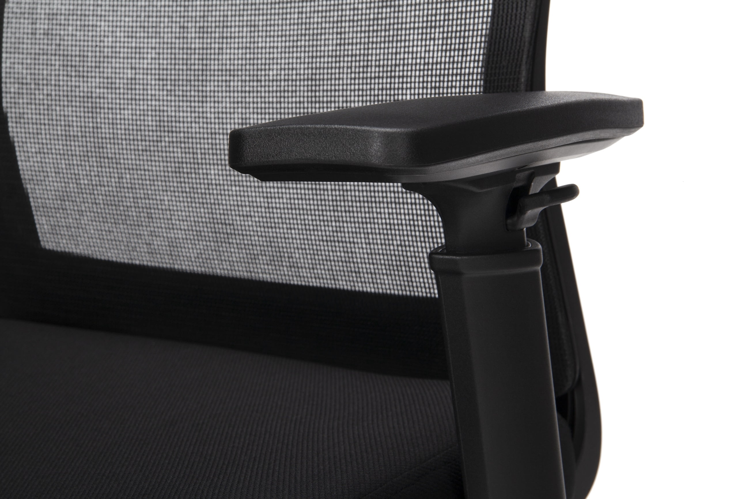 HON Basyx Biometryx Commercial-Grade Mesh Back Stool, Office Chair, in Black (BSX157VA10T)