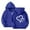 Dark Blue, variant on Girls Preppy Heart Sweatshirts Oversized Pullover Sweatshirt Kids Fall Winter Long Sleeve Cute Prints Trendy Hoodies (Red, 11-12 Years)