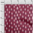 thumbnail image 2 of oneOone Polyester Spandex Red Fabric Christmas Tree Dress Material Fabric Print Fabric By The Yard 56 Inch Wide, 2 of 4