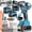 Top-tier Flagship Edition, variant on 21V Max Brushless Cordless Impact Wrench Kit, 1/2 Drive Impact Gun with 6.0Ah Large Capacity Battery, Full Sockets & Drill Bits, Heavy-Duty Tool for Auto Repair, Construction & DIY