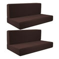 thumbnail image 2 of Fundas para asientos perfecl para vehículos recreativos 2 piezas Marrón Oscuro, 2 of 8