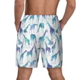 thumbnail image 2 of Lsque Mens Swim Trunks Cool Giraffe Pattern - Bathing Suit Compression Liner - Beach Swim Shorts Swimwear - (S-3XL) - Stretch Quick Dry -X-Large, 2 of 9