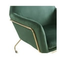 thumbnail image 2 of Lilola Home Keira Modern Soft Velvet Accent Arm Chair with Metal Base in Green, 2 of 6