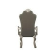 thumbnail image 4 of Bowery Hill Traditional Arm Chair in Vintage Bone White and PU (Set of 2), 4 of 5