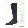 thumbnail image 6 of MeMoi Ribbed Classic Cotton-Rich Solid-Color Knee High Sock - Girls - Female, 10, Denim, 6 of 12