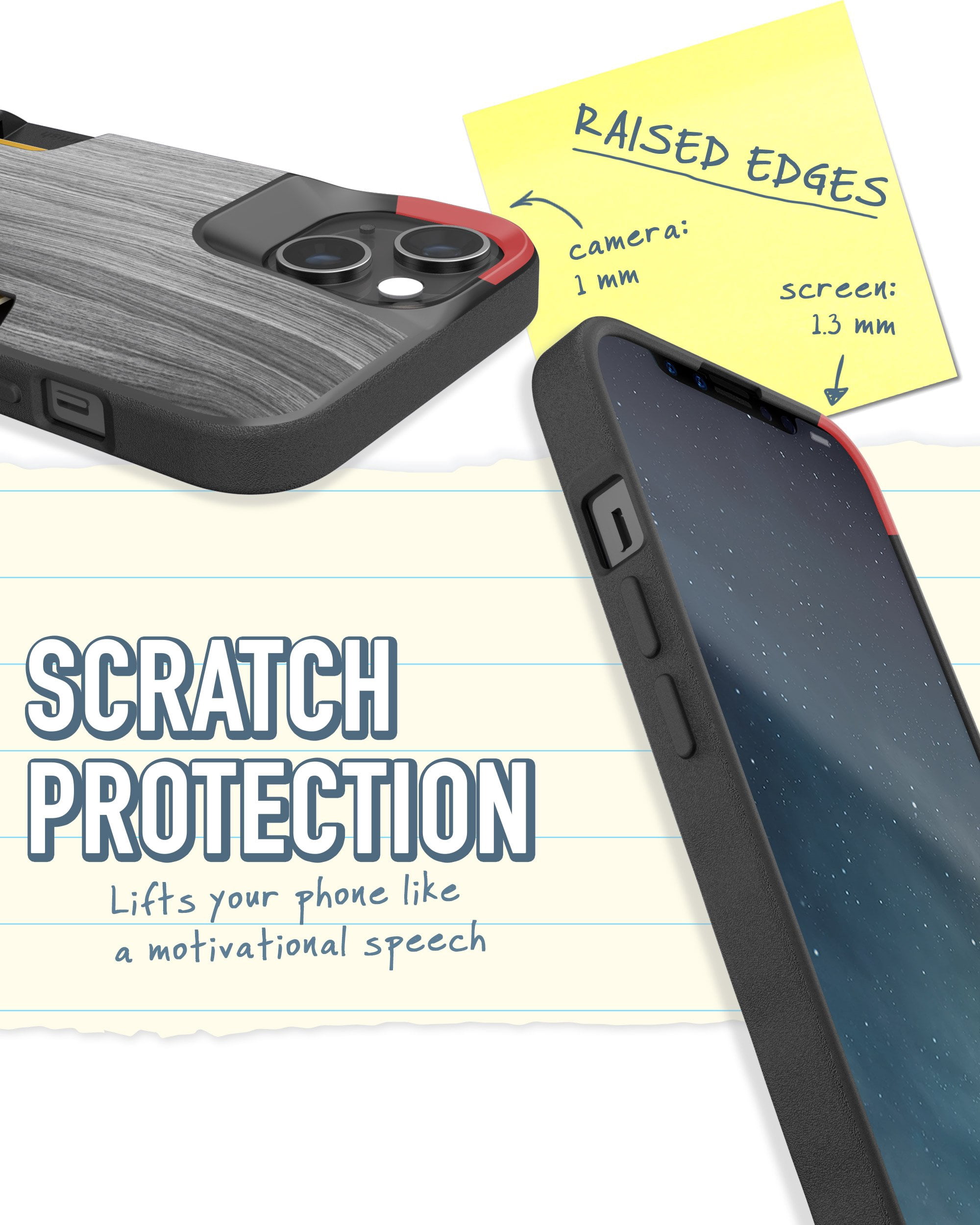 Smartish iPhone 13 Wallet Case - Wallet Slayer Vol. 1 [Slim + Protective] Credit Card Holder - Chef's Special