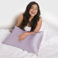 thumbnail image 3 of Satin Pillowcase - Lavender, 3 of 3