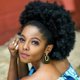 thumbnail image 1 of Extensiones de cola de caballo Mybobwig Big Afro Puff para mujeres negras, 1 of 6