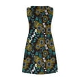 thumbnail image 5 of SMihono Robe d'Été Boho pour Femmes Grande Taille Robes d'Été pour Femmes Plage T-Shirt Floral Robe d'Été Décontractée avec Poches Robe Boho, 5 of 5