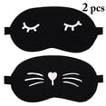 thumbnail image 2 of Bangcool 3PCS Sleeping Mask Creative Cartoon Eye Mask Eye Cover Eye Blinder with Ice Pack, 2 of 10