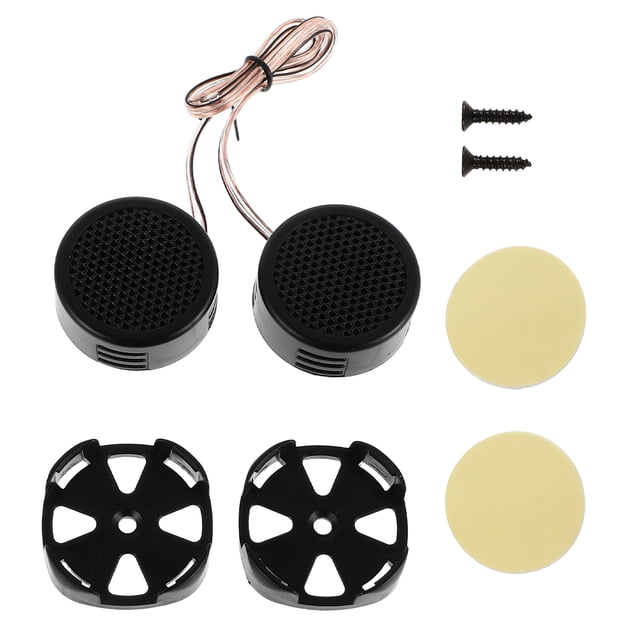 MOVTOTOP 1Pair Classic Small Speaker Car Audio High Fidelity Stereo Effect Plastic