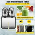 VEVORbrand Commercial Slushy Machine, 6L Daiquiri Machine , 340W