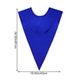 thumbnail image 2 of V Shape Choir Stole University Graduation Choir Honor Sash Master's Graduate Doctoral Attire Stoles Accessories, 2 of 7
