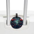 thumbnail image 3 of Love Set of 2pcs PU Leather Round Suitcase Tags with Privacy Cover and Name ID Tag - Ideal for Travel Luggage, Handbags, Backpacks, School Bags, 3 of 6