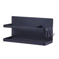 thumbnail image 2 of Estante lateral del refrigerador Estante de especias Soporte para condimentos Almacenamiento de aceites de cocina pequeña sala de Ahorro de negro BLESIY Estante de almacenamiento de especias, 2 of 8