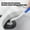Blue, variant on 14.96x2.28In Dual Head Toilet Brush Flexible Rubber Gap Cleaning Brush Durable Plastic Household Bathroom Deep Scrub Brush for Toilet Basin Tub Cleaning