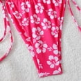 thumbnail image 5 of Womens Bikini Swimsuits Halter Thong Bikini Tie Sides Bottom Cherry Printed Triangle Bikini Swimsuits, 5 of 7