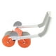 thumbnail image 5 of Rueda abdominal de rebote automático con soporte para codos, entrenamiento de fuerza, pantalla inteligente, rodillo de entrenamiento central, color naranja, 5 of 14