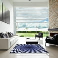 thumbnail image 7 of Ahgly Company Machine Washable Indoor Rectangle Transitional Night Blue Area Rugs, 2' x 3', 7 of 7