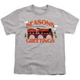 thumbnail image 2 of Harry Potter Seasons Greetings Christmas Hogwarts Express Kids T Shirt for Youth Boys and Girls, Athletic Heather, Small, 2 of 5