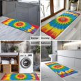 thumbnail image 2 of Colorful Tie Dye Mandala Pattern Kitchen Rug Mat,Kitchen Runner Rugs Non Skid Washable,Decorative Kitchen Floor Mats for Kitchen,Sink,Laundry,17"X47", 2 of 5