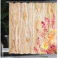 thumbnail image 4 of Ambesonne Flowers Shower Curtain, Spring Florals Daisies, 69"Wx75"L, Multicolor, 4 of 5