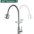 thumbnail image 3 of Innovative Kitchen Faucet, Stainless Steel Finish 360° Rotatable For Kitchen Sinks, Single Cold Type Water Tap Solid Stainless Steel, Easy Installation Elegant Appearance, 3 of 5