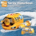 thumbnail image 2 of Barco de juguete con Control remoto para niños y niñas, bote de vapor de 2,4 GHz, resistente al agua, para piscina, baño, regalo de cumpleaños, 2 of 4