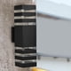 thumbnail image 3 of de pared hacia arriba y hacia abajo para exteriores, zócalo E27, accesorios de lámpara de pared exterior de doble cabezal, luces de porche, Con almohadilla impermeable, 3 of 9