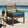 thumbnail image 4 of Textured Solid Teal Premium Dining Seat Cushion (2-Pack), 4 of 8