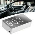 thumbnail image 2 of Car Clock LED Mirror Electronic Digital Alarm Clock Multi-color Font Portable, 2 of 8