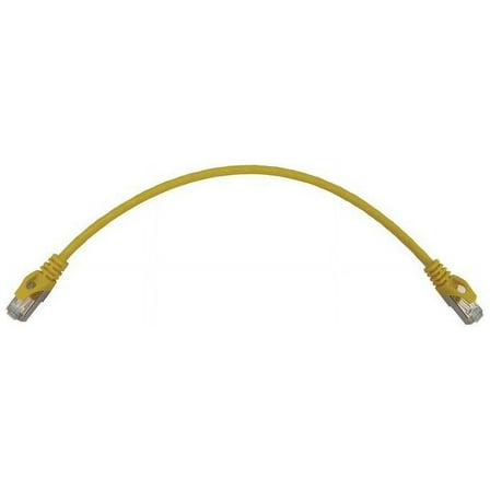 Eaton Tripp Lite Series Cat6a 10G Snagless Shielded Slim STP Ethernet Cable RJ45 M/M PoE Yellow 1 ft. 0.3 m N262S01YW