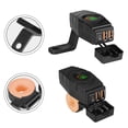 thumbnail image 3 of Motorcycle Handlebar Switch Dual USB Fast Charger Waterproof Cover 12-24V, 3 of 8