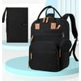 thumbnail image 3 of New Fashion Mummy Bag Multi-Functional Large Capacity Leisure Portable Diaper Waterproof Oxford Baby Diaper Bag Backpack-, 3 of 6