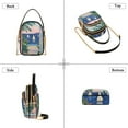 thumbnail image 3 of FORMRS Crossbody Bag for Women Quilted Travel Shoulder Cell Phone Purse with Chain Strap Handbag, Colorful Seaside, 3 of 7