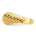 thumbnail image 2 of Auriga Fine Jewelry 14K Yellow Gold Polished Shrimp Dome Ring for Women Size 7, 2 of 6