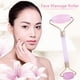 thumbnail image 2 of Rodillo de masaje de belleza facial adelgazante de jade de cuarzo rosa de doble cabeza natural (oro), 2 of 8