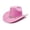 Pink, variant on Zijinkuiwen Unisex Cowboy Hat with Full Rhinestone Inlaid Band Wide Brim Design for Western Themed Party Cosplay Country Music Festival Gathering,Pink,One Size
