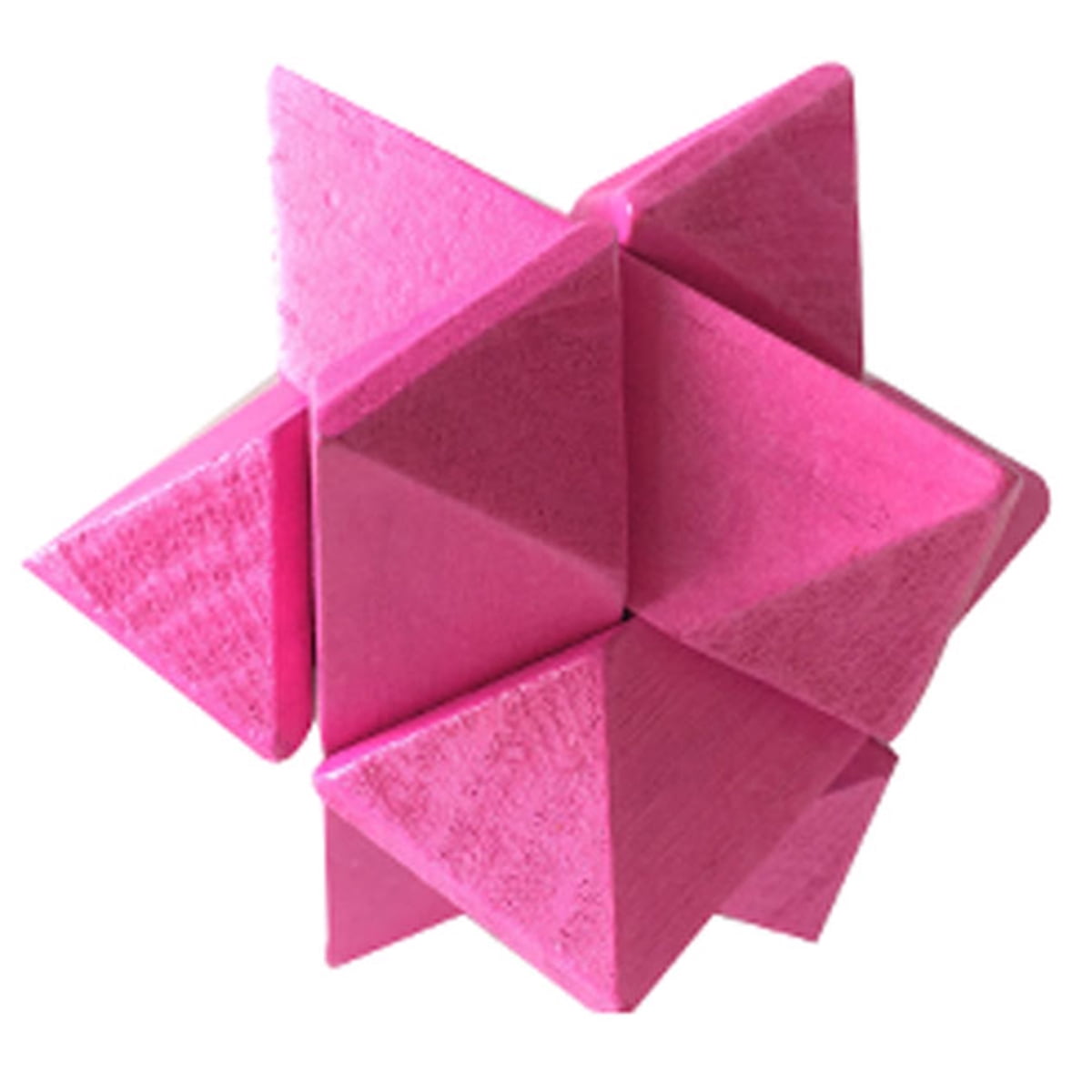 Zummy Brain Teasar 3D Wooden Colorful Puzzle Pack (4 Puzzles)