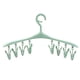 thumbnail image 5 of Wosthever Percha de plástico para ropa, percha para abrigos, almacenamiento de ropa, percha de secado con 8 Clips Almacenamiento y organización del hogar Wosthever HA022750-00, 5 of 6
