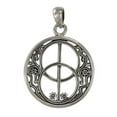 thumbnail image 2 of Sacred Chalice Well Symbol of Avalon in Glastonbury Sterling Silver Pendant, 2 of 3