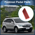 thumbnail image 2 of Cubierta de Pedal de Reposapiés Automático/Manual 1 Pcs para Honda CRV 2017-2024 Aleación de Aluminio Roja, 2 of 6