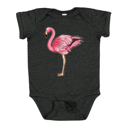 

Inktastic Pink Flamingo Gift Baby Boy or Baby Girl Bodysuit